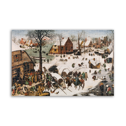Puzzle, 1000 Pieces, P.Bruegel de Oude, Census at Bethlehem