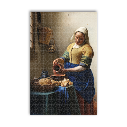 Puzzle, 1000 Pieces, Vermeer, Milkmaid
