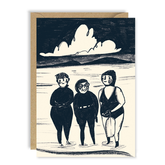 Beach Babes - Greetings Card
