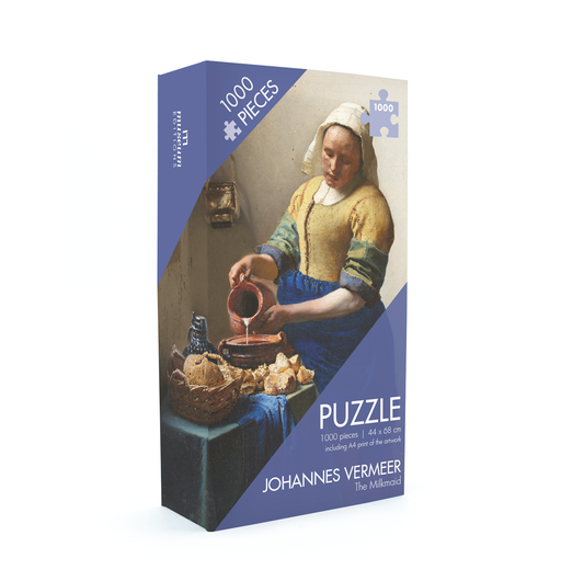 Puzzle, 1000 Pieces, Vermeer, Milkmaid