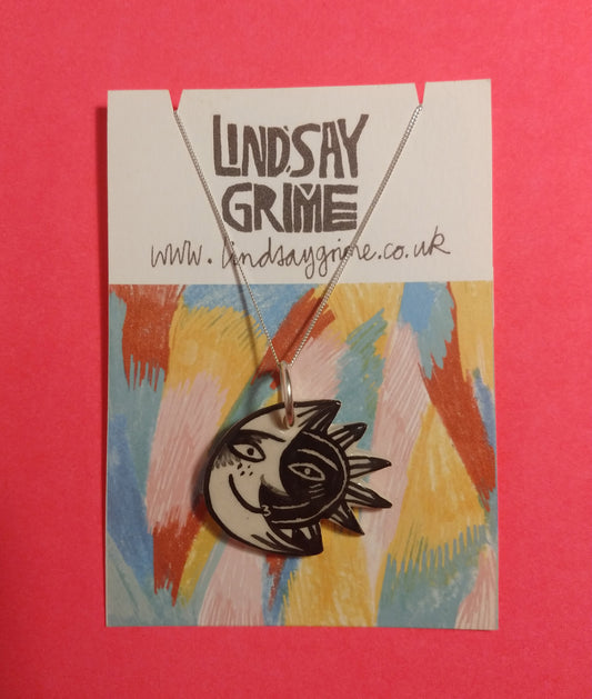 Lindsay Grime - Sunmoon Necklace