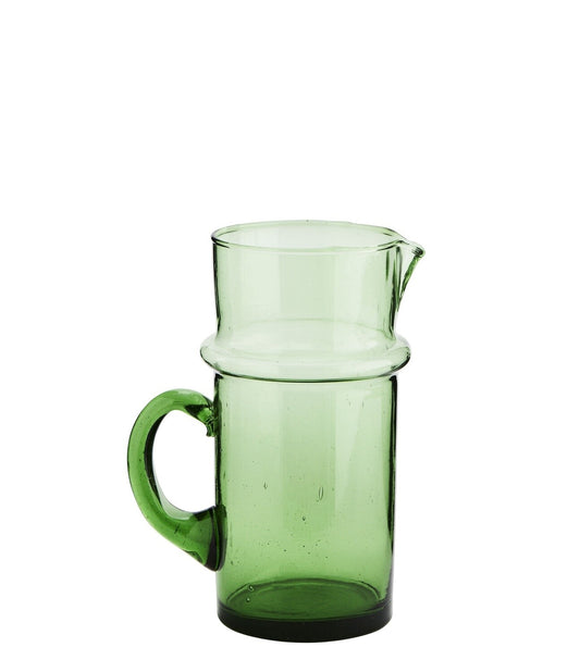 Beidi Green Glass Jug